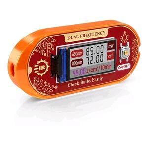 Red Light Therapy Meter - 660nm  850nm Detector with Real-Time Irradiance Rea...